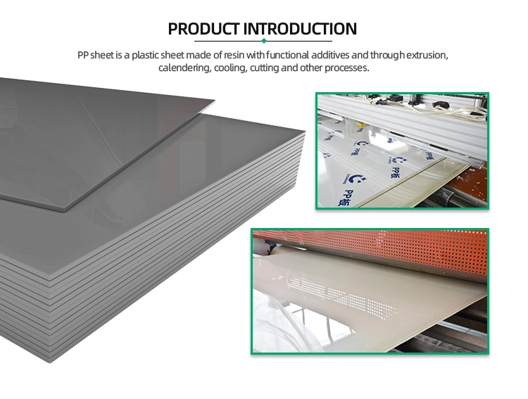 Plastic Polypropylene PP Plate Sheet for Plating Tank