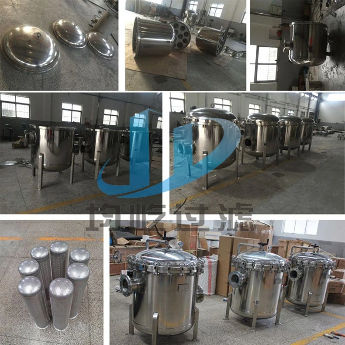 SS304 Stainless Steel Juice Multi Bag Filter Machine